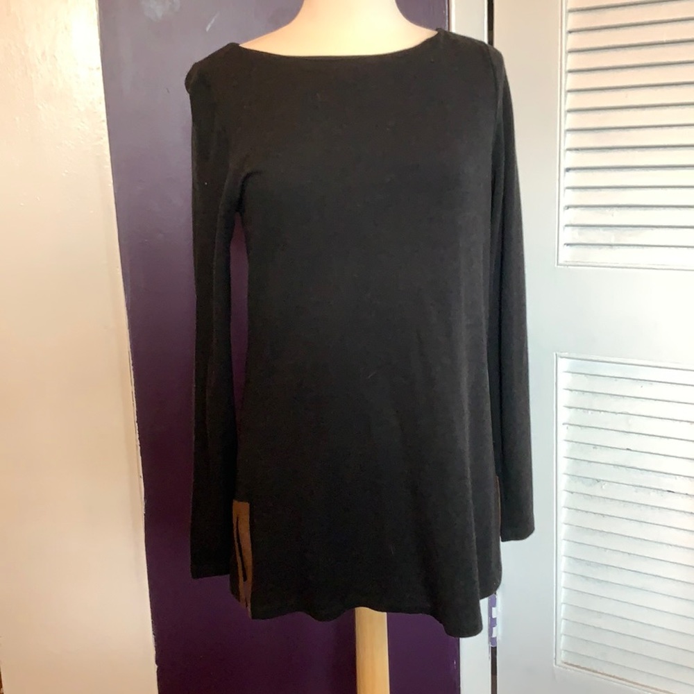 Lauren Ralph Lauren women’s tunic shirt. Heather gray. Size M